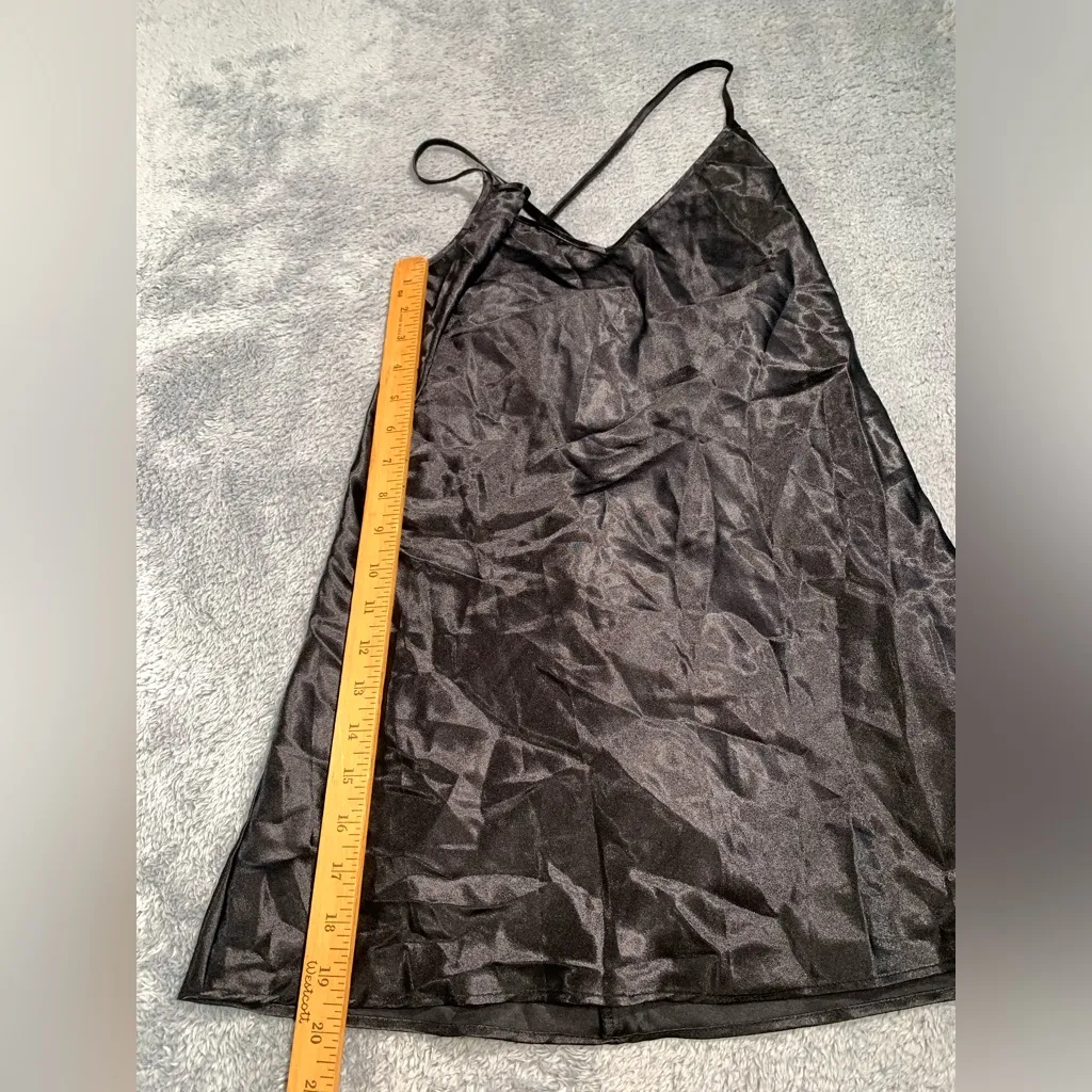 Dream girl black chemise slip dress small - Image 10