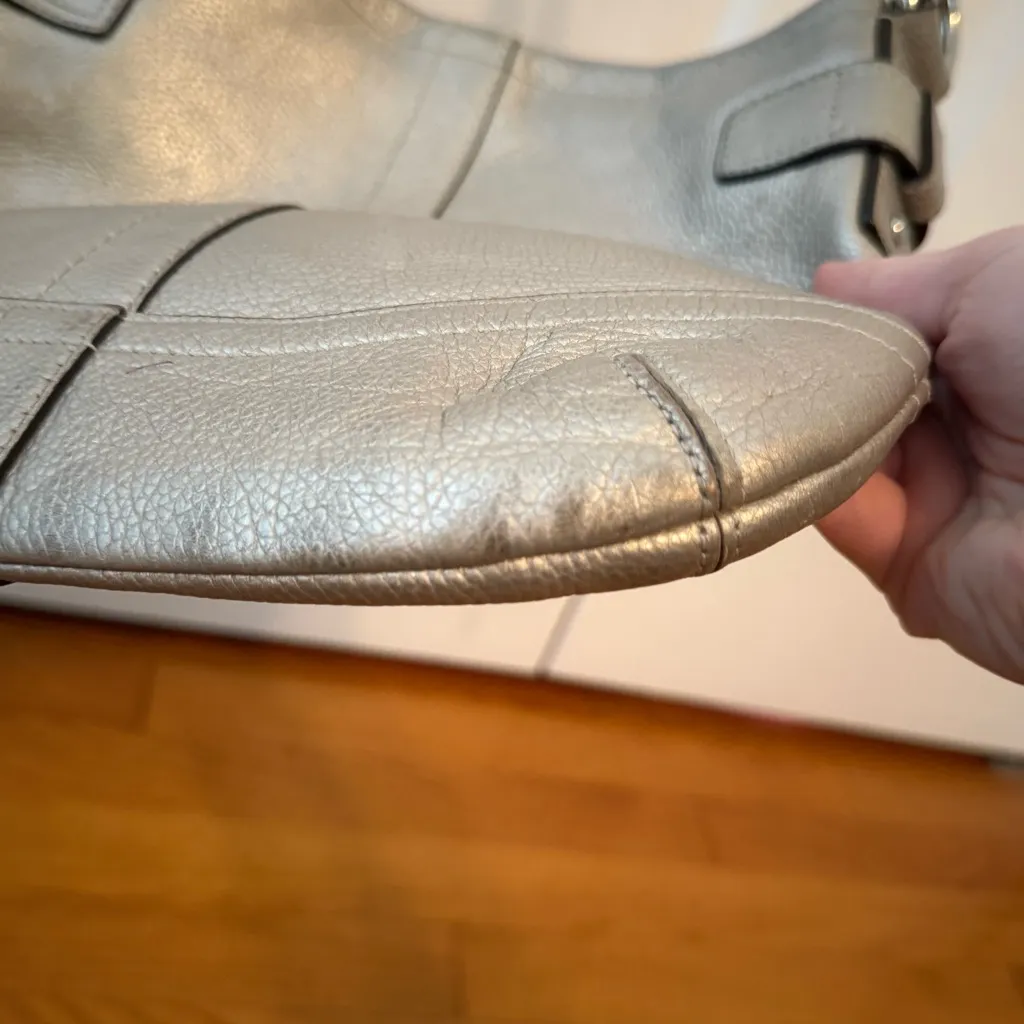 Coach Chain Duffle in Champagne - Image 4