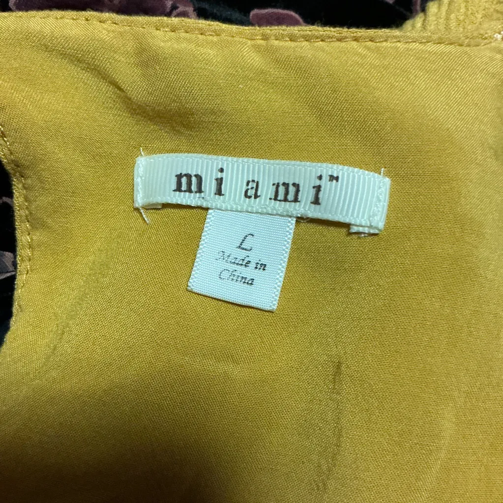 Miami Gold Boho Long Sleeve V Neck Romper - Image 2