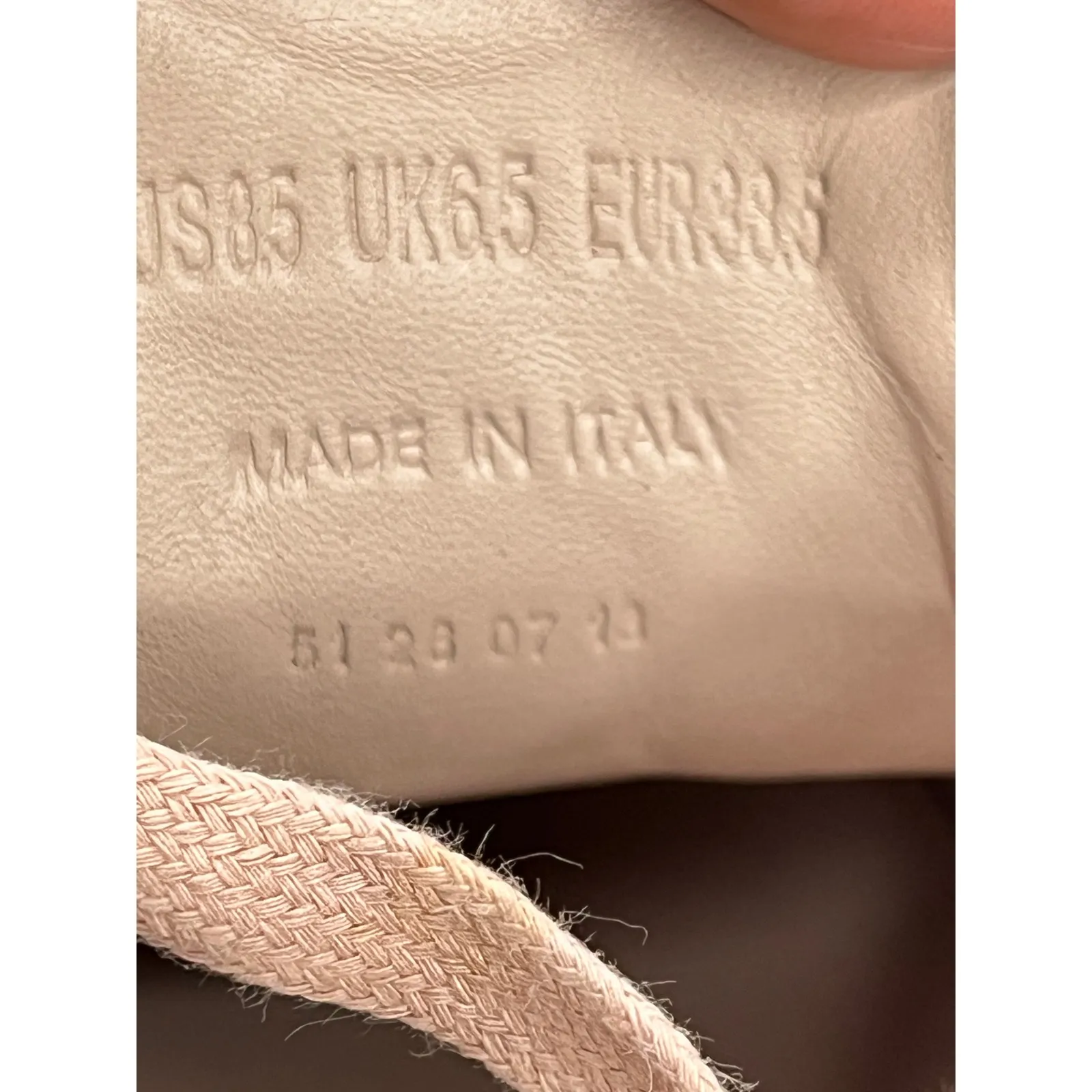 GREATS Royale Perforated Leather Sneakers Pink Blush 8.5 Made in Italy - Image 2