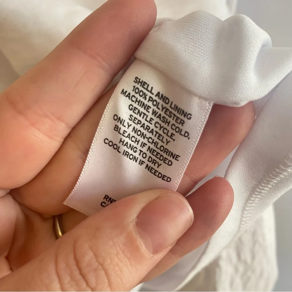 BP White Sleeveless Spaghetti Strap Slip Dress‎ - Image 4