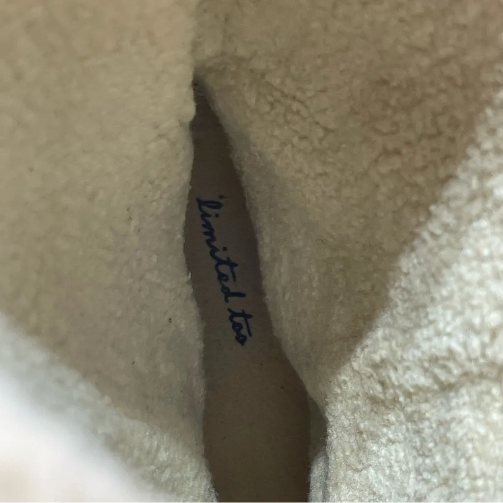 Y2K Limited Too Women 8 Midcalf Suede Winter Lined Brown Sneaker Boots Boho Indi - Image 7