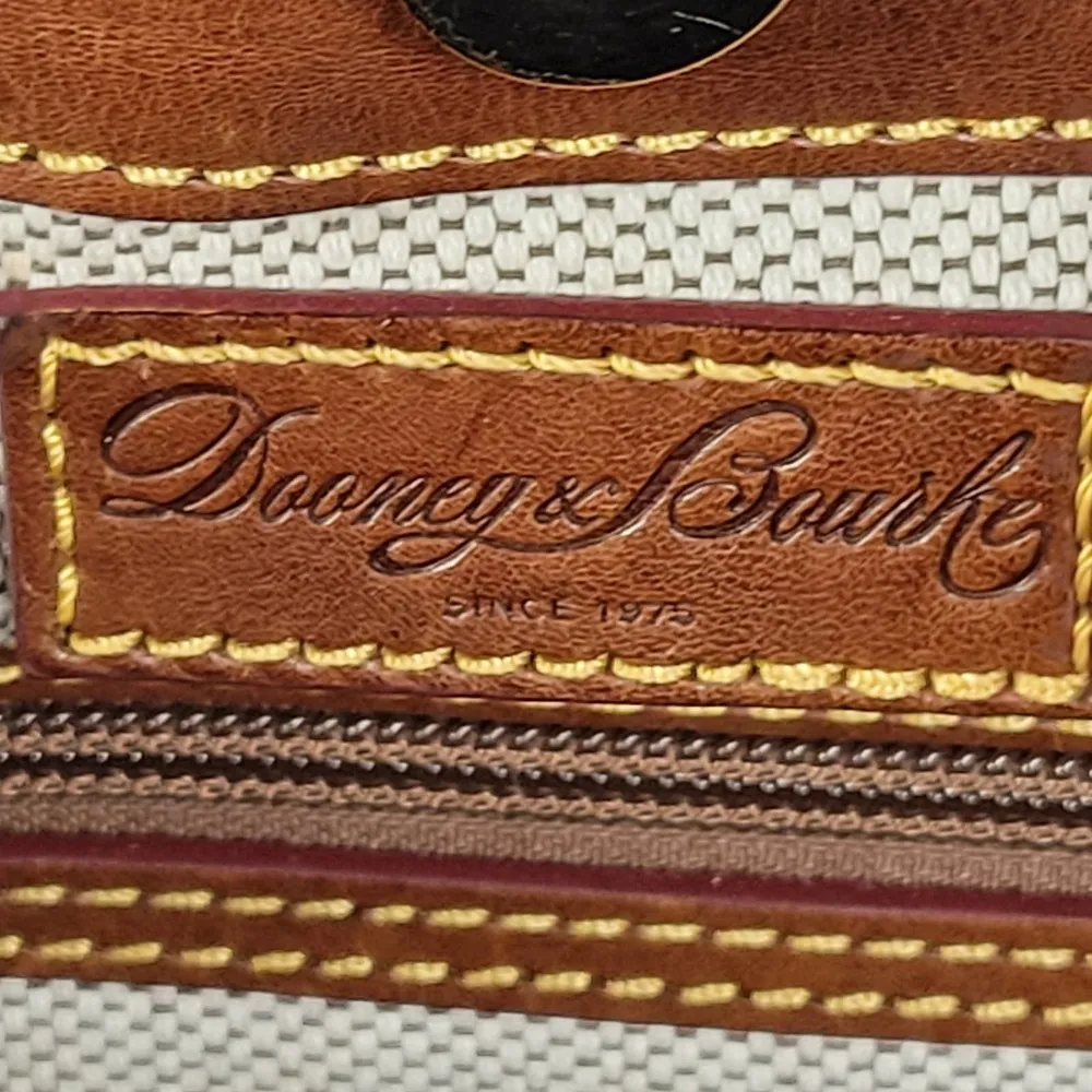 Dooney & Bourke Womens Tote Bag Florentine Leather Large Zip Barlow Satchel NEW - Image 4