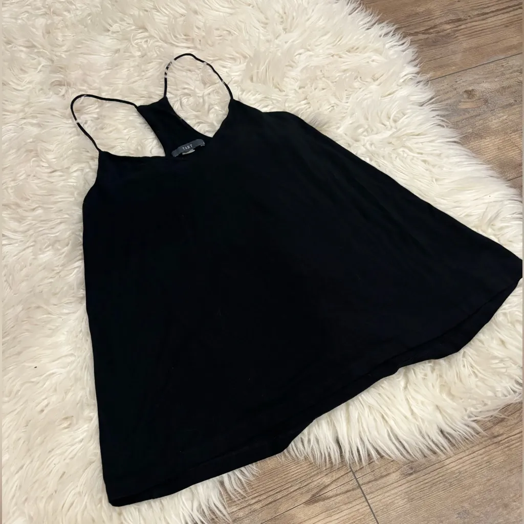 Tart Strappy Black Tank Top Size S - Image 4