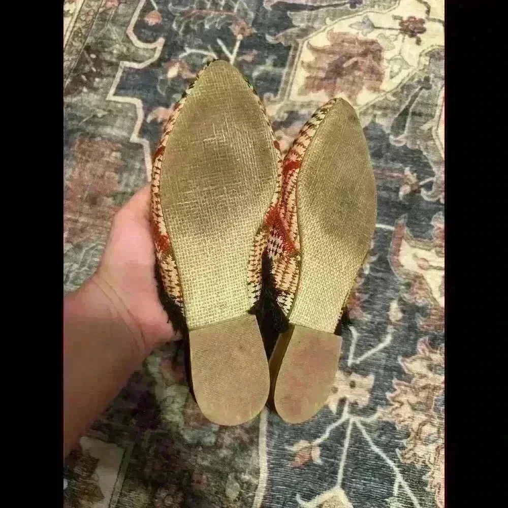 Free People New Port Women’s Size 36 US 5 flat mules Multicolor Sandal - Image 2