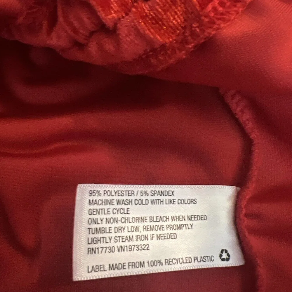 Women Red Long Sleeve Ruched Bodycon Mini Dress - Wild Fable Size M New - Image 5