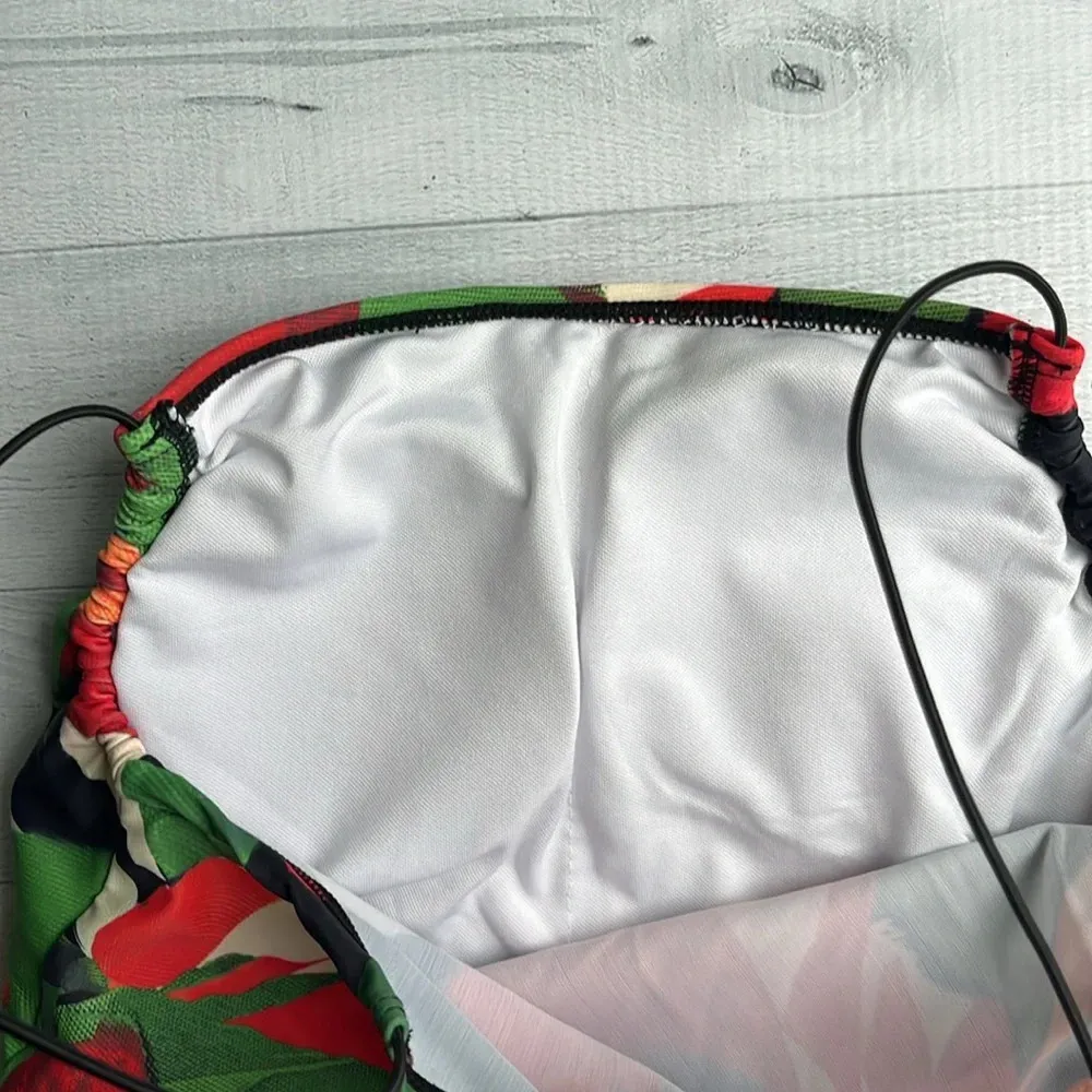 PrettyLittleThing Floral Print One Piece Swimsuit US 2 - Image 6