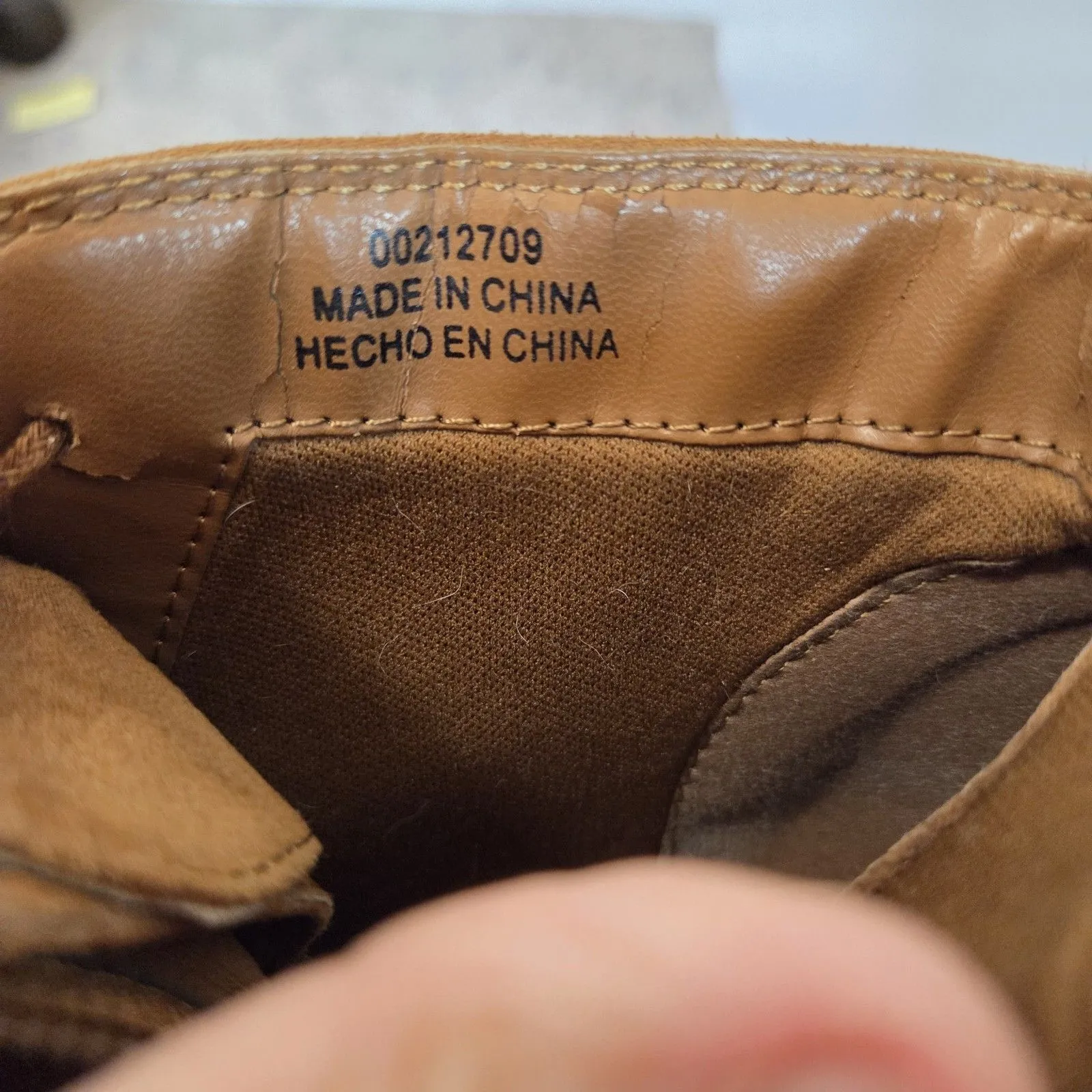 Forever 21 Boots Women’s Brown Faux Suede Ankle Boots Zipper Block Heels 6 - Image 9