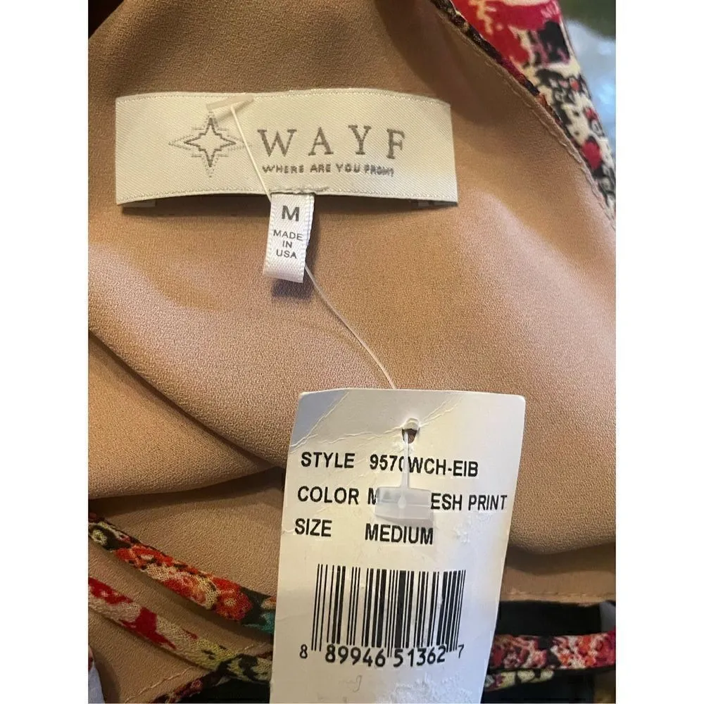 NWT WAYF Women’s Halterneck Dress in Marakesh Print with Keyhole back - Image 8