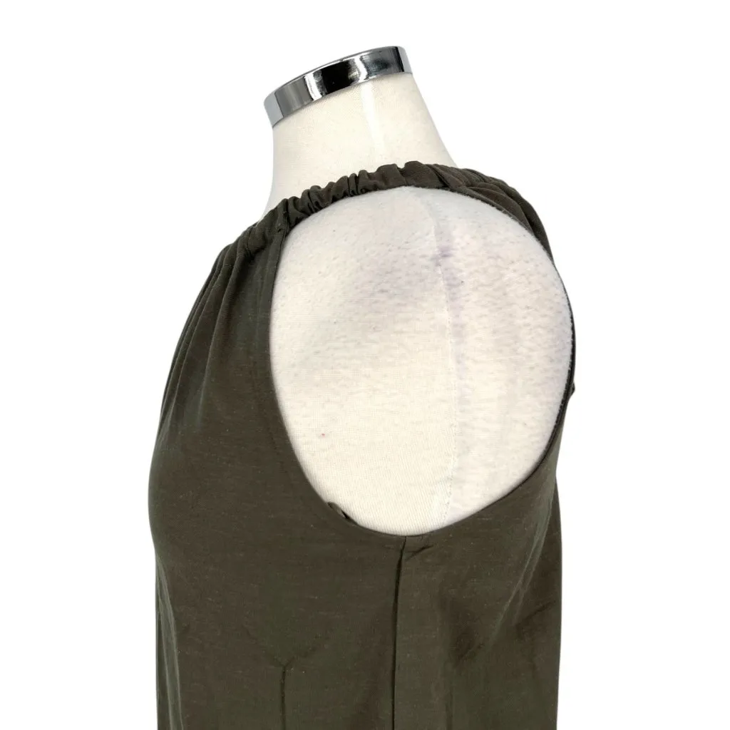 Anthem The Bianca Top Linen Blend Halter Style Tie Back Sage Green Size XS NWT - Image 3