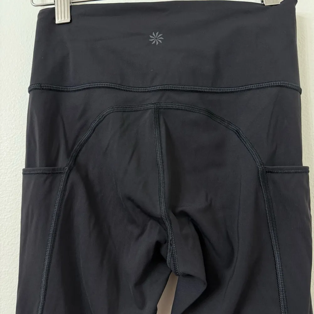 {XXS} Athleta Tailwind Reflective 7/8 Tight in Supersonic Black - Image 8