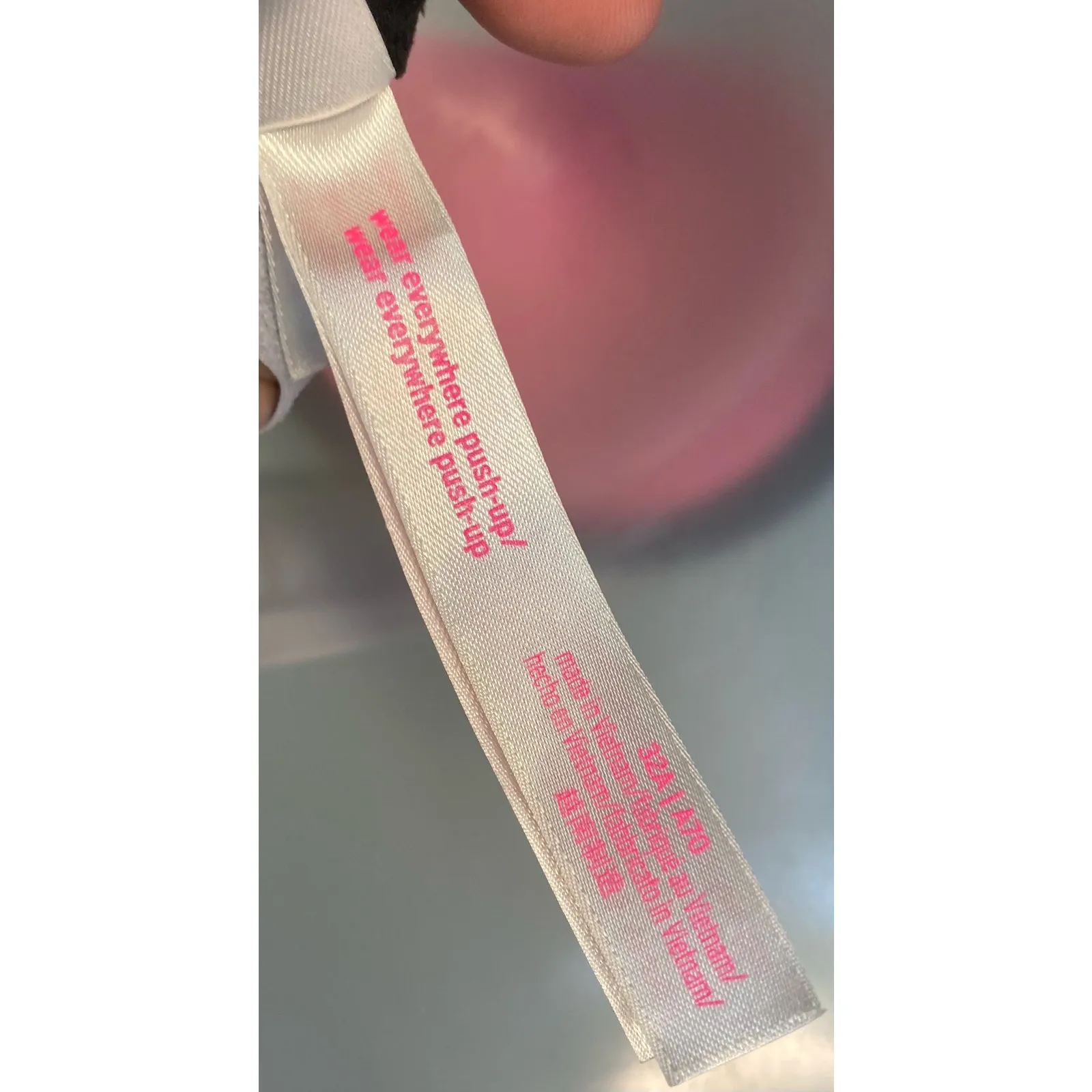 Victoria's Secret PINK Push Up Bra 32A Mint Green - Image 6