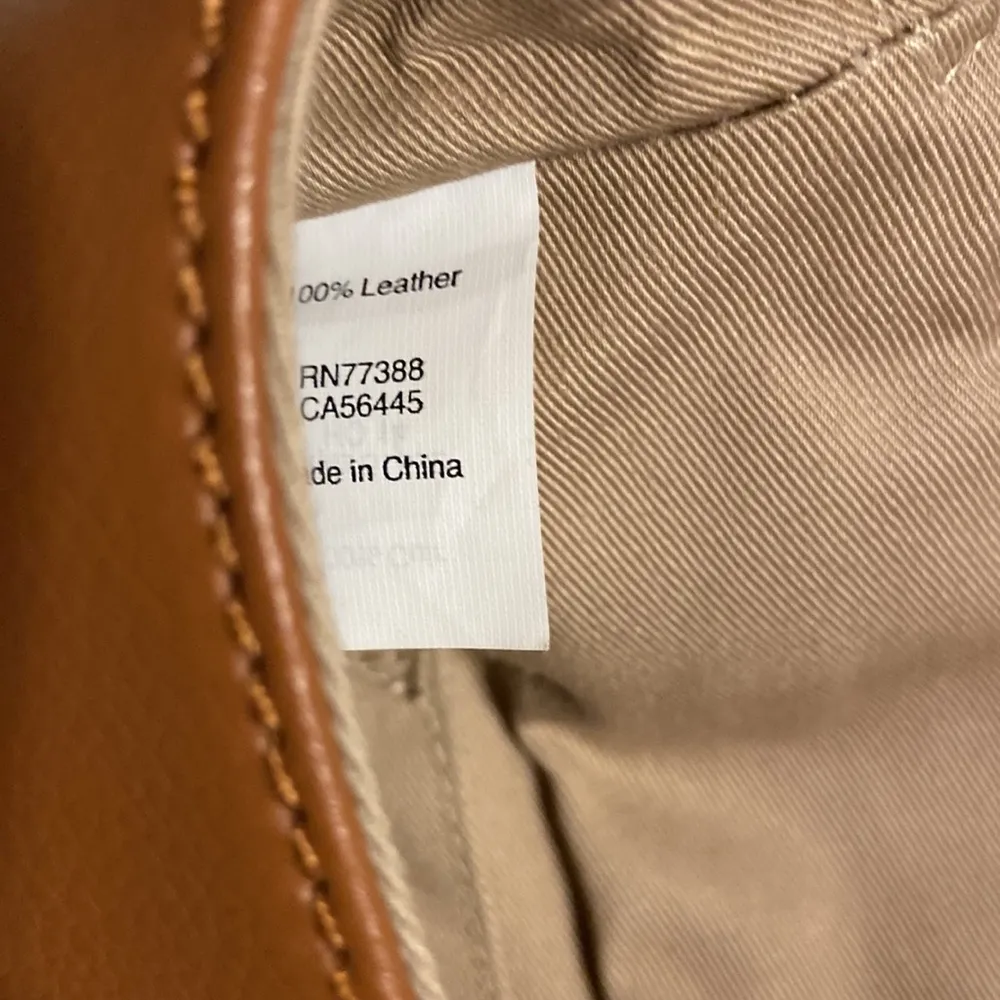 J.Crew 100% Leather Purse /Clutch tan/ brown color excellent condition - Image 14