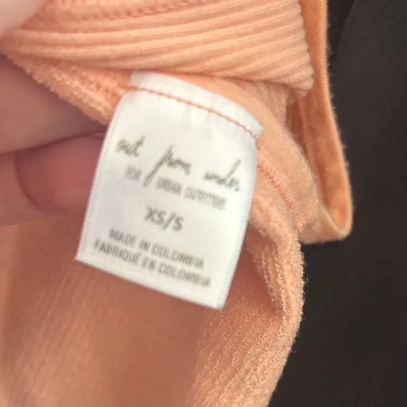 Urban Outfitters Out From Under Wrap It Up Twist Peach Tank Top size XS/S - Image 6