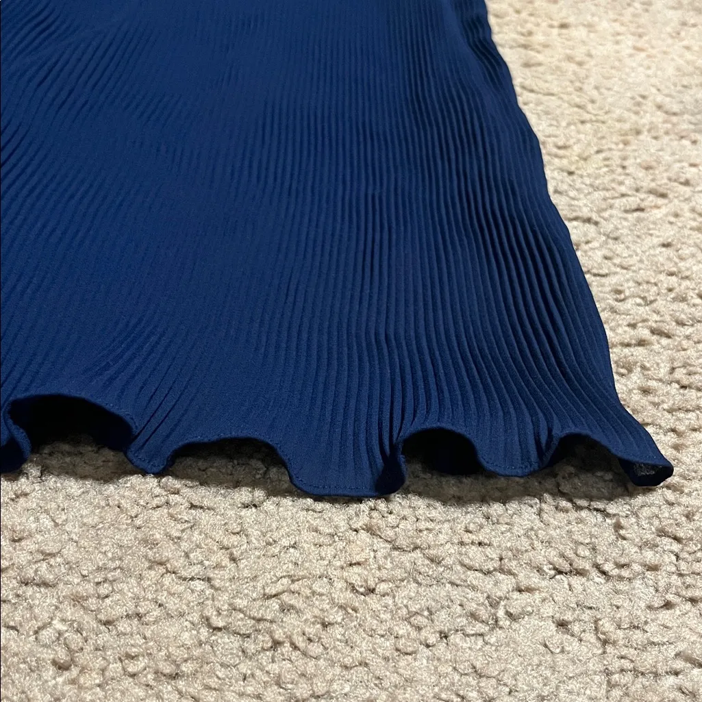 Vivienne Tam East West Code Ann Taylor Vintage Plisse Pleated Sleeveless Dress 2 - Image 6