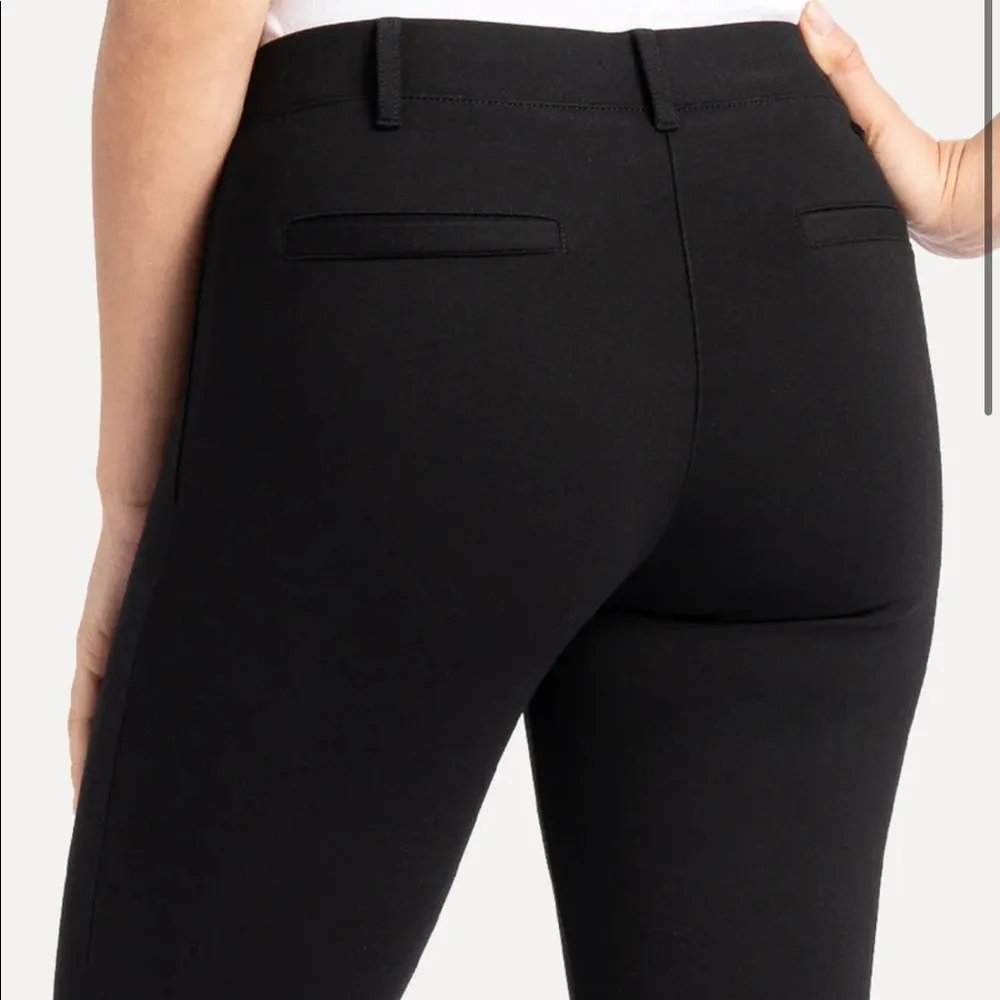 BETABRAND Straight Leg Classic Dress Pant Yoga Pants Black MP - Image 3