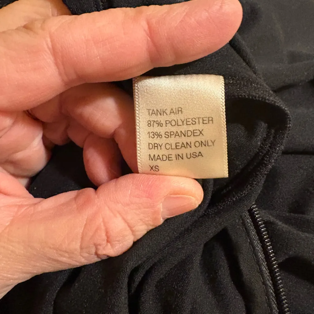 Tankair Black Turtleneck Bodysuit Romper Size XS - Image 9