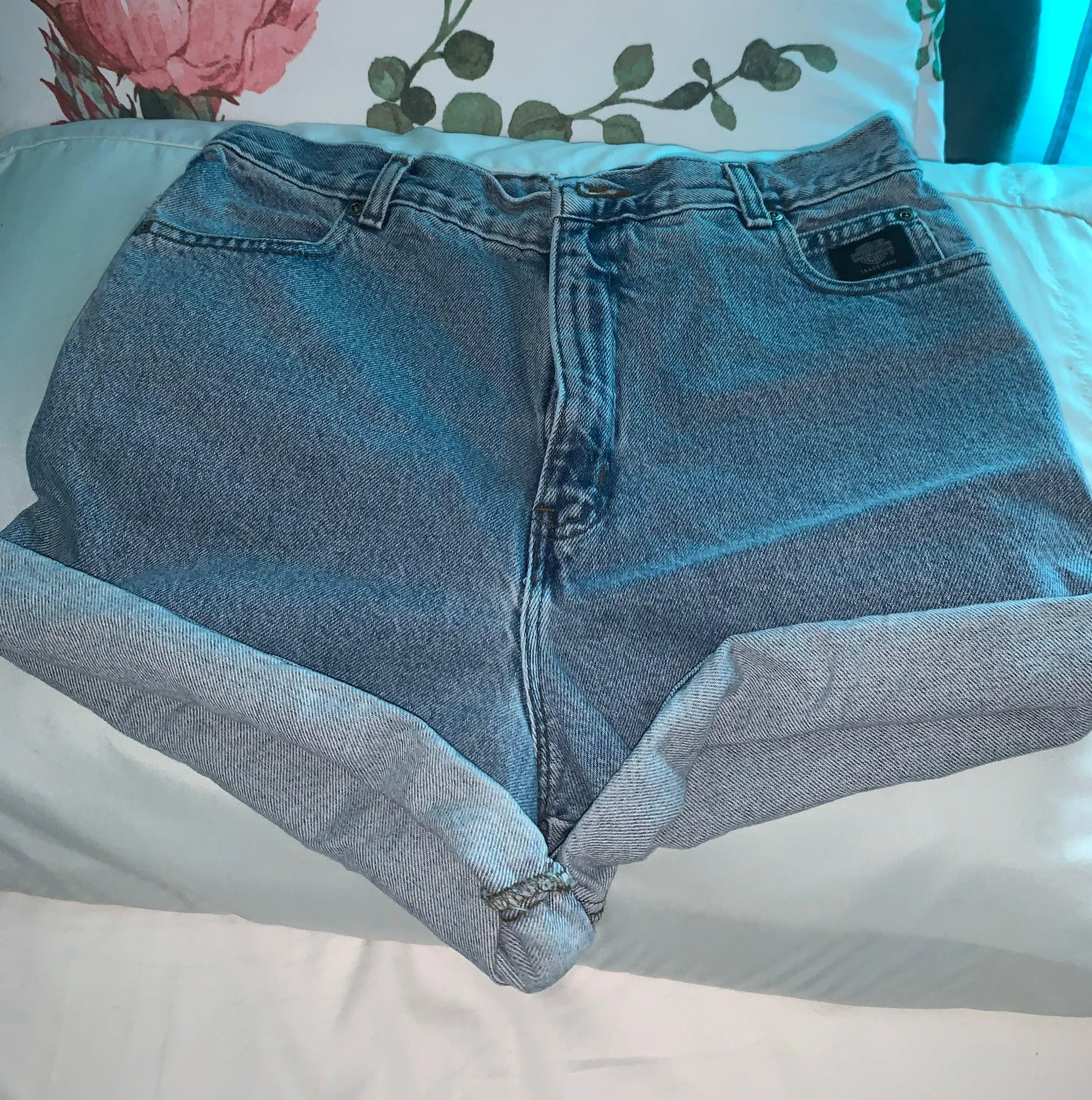 Harley Davidson Denim  Shorts - Image 3