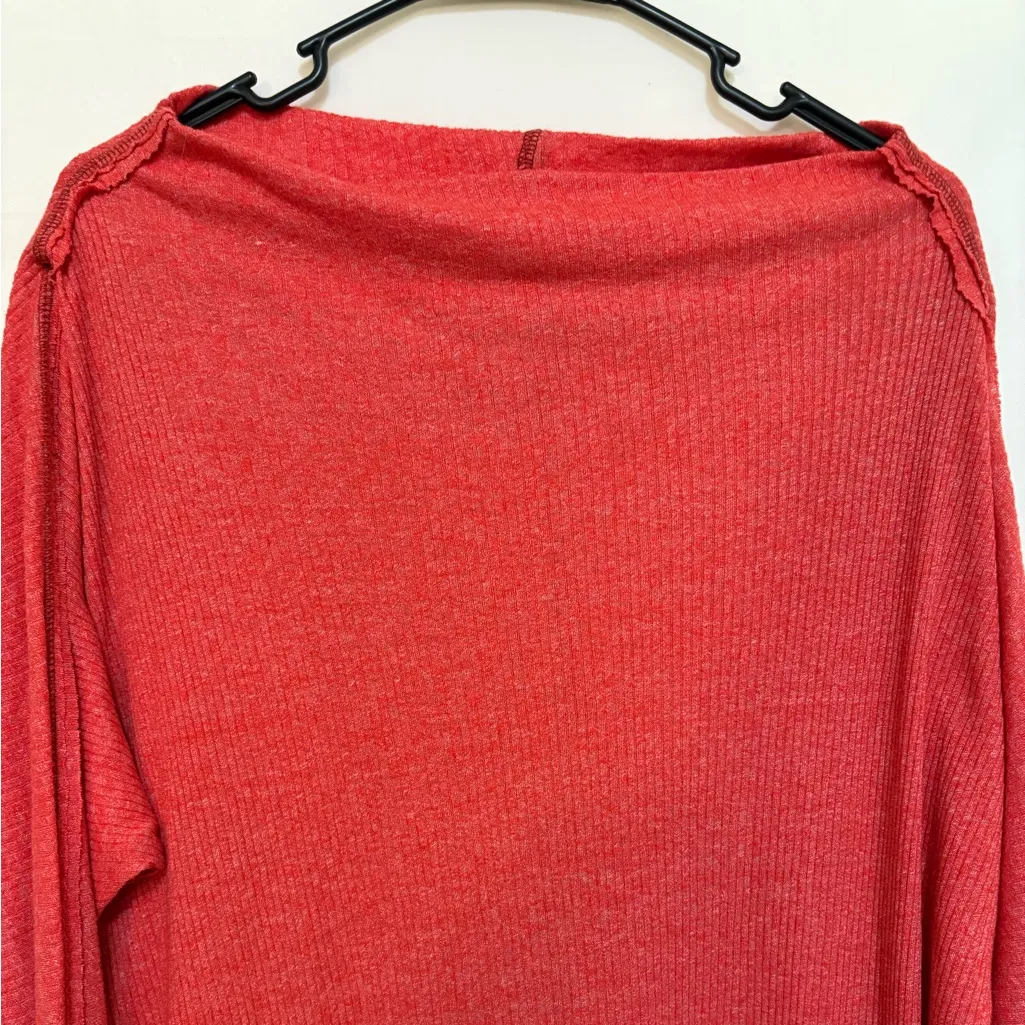 Free People We The Free Londontown Thermal in Cherry Size Medium‎ - Image 8