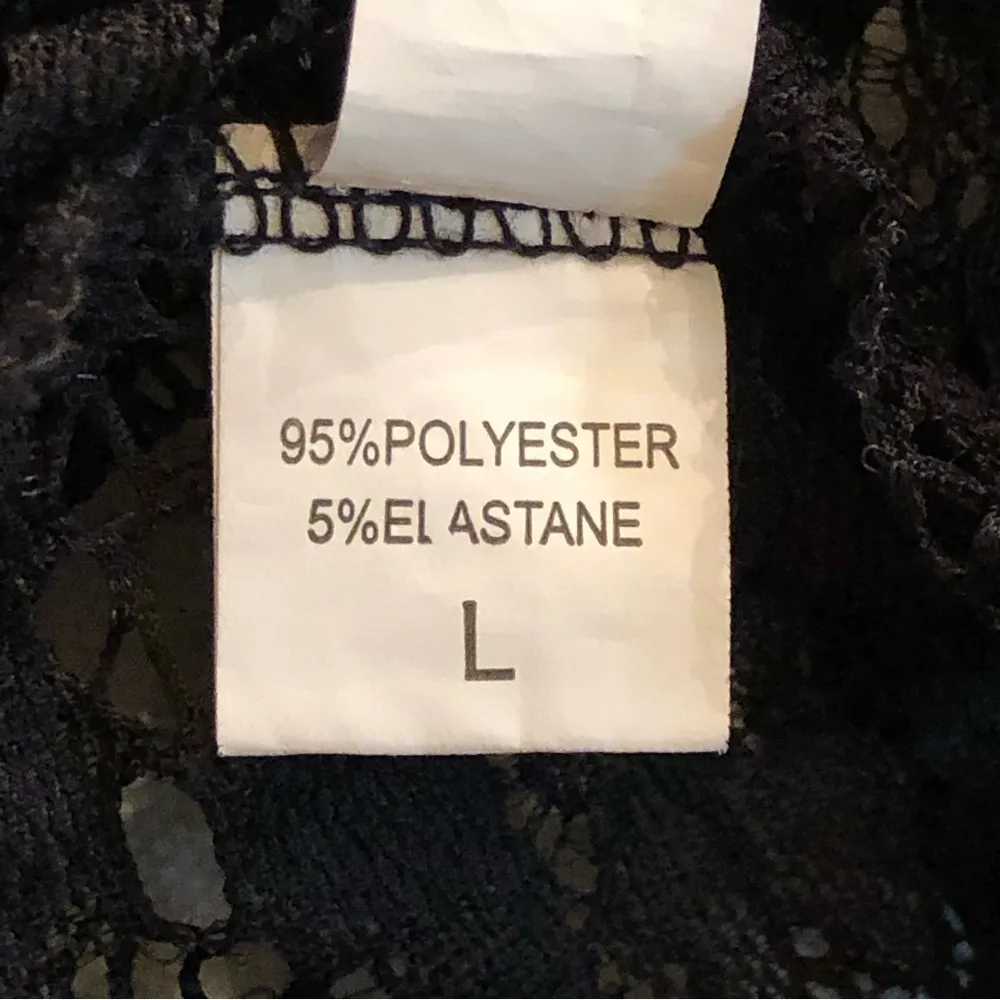 Shein Black Lace Bodysuit L - Image 9