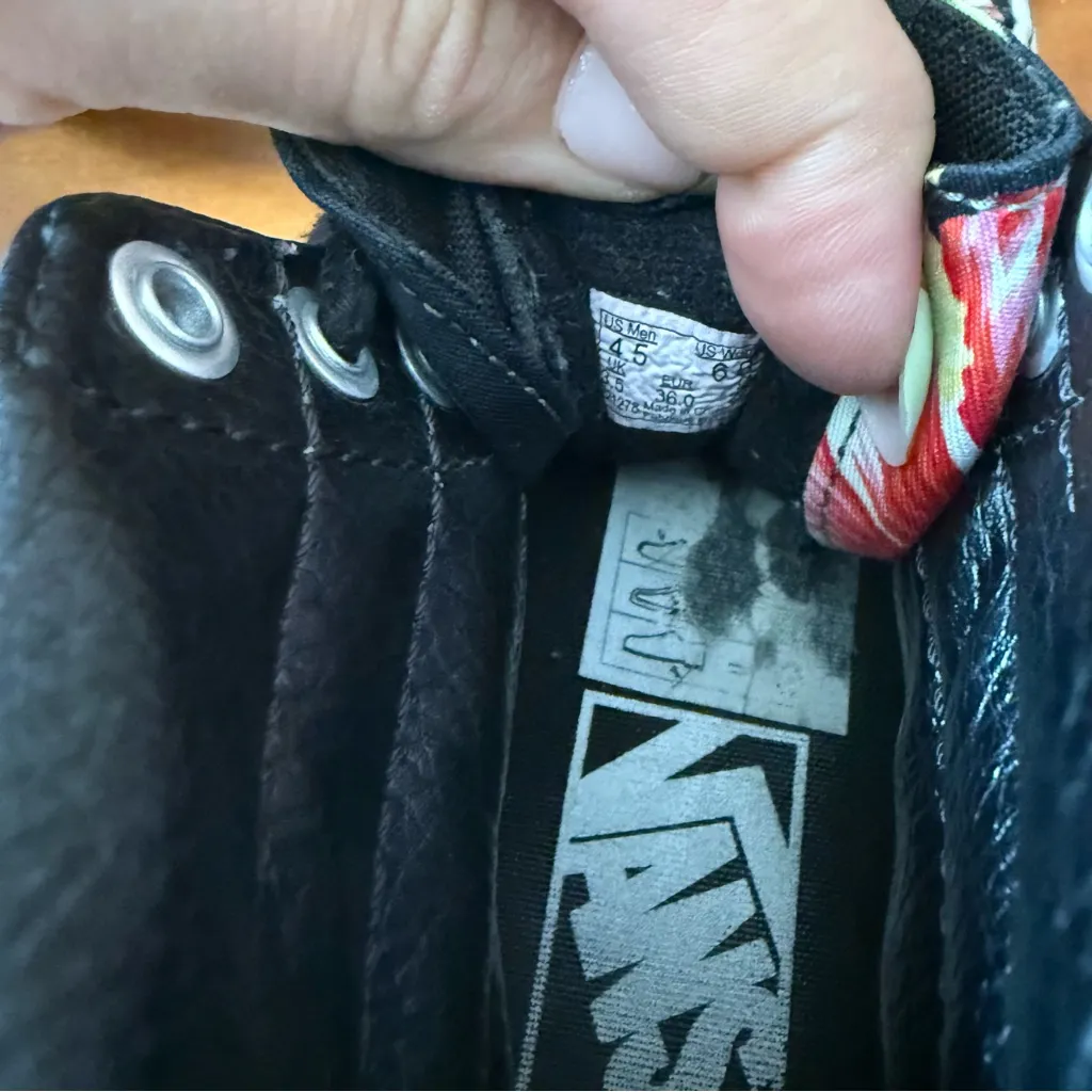 Vans Sk8 High Top Hawaiian Hibiscus Print Floral Tropical Sneaker Skate Shoe W6 - Image 6