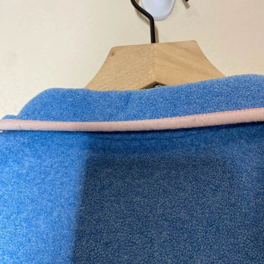 Columbia Blue Pink Quarter Snap Fleece Sweatshirt Size XS - Image 5