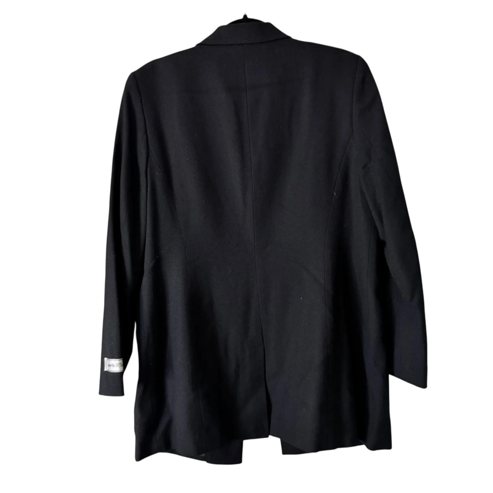 Norton McNaughton Wool Blazer Career Office Coat Jacket Black Size 12 - Image 10