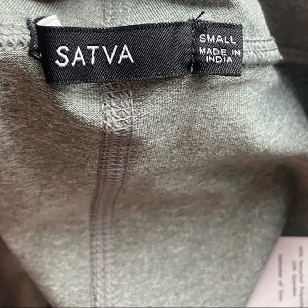 Satva  • Grey White Side Stripe Leggings - Image 100