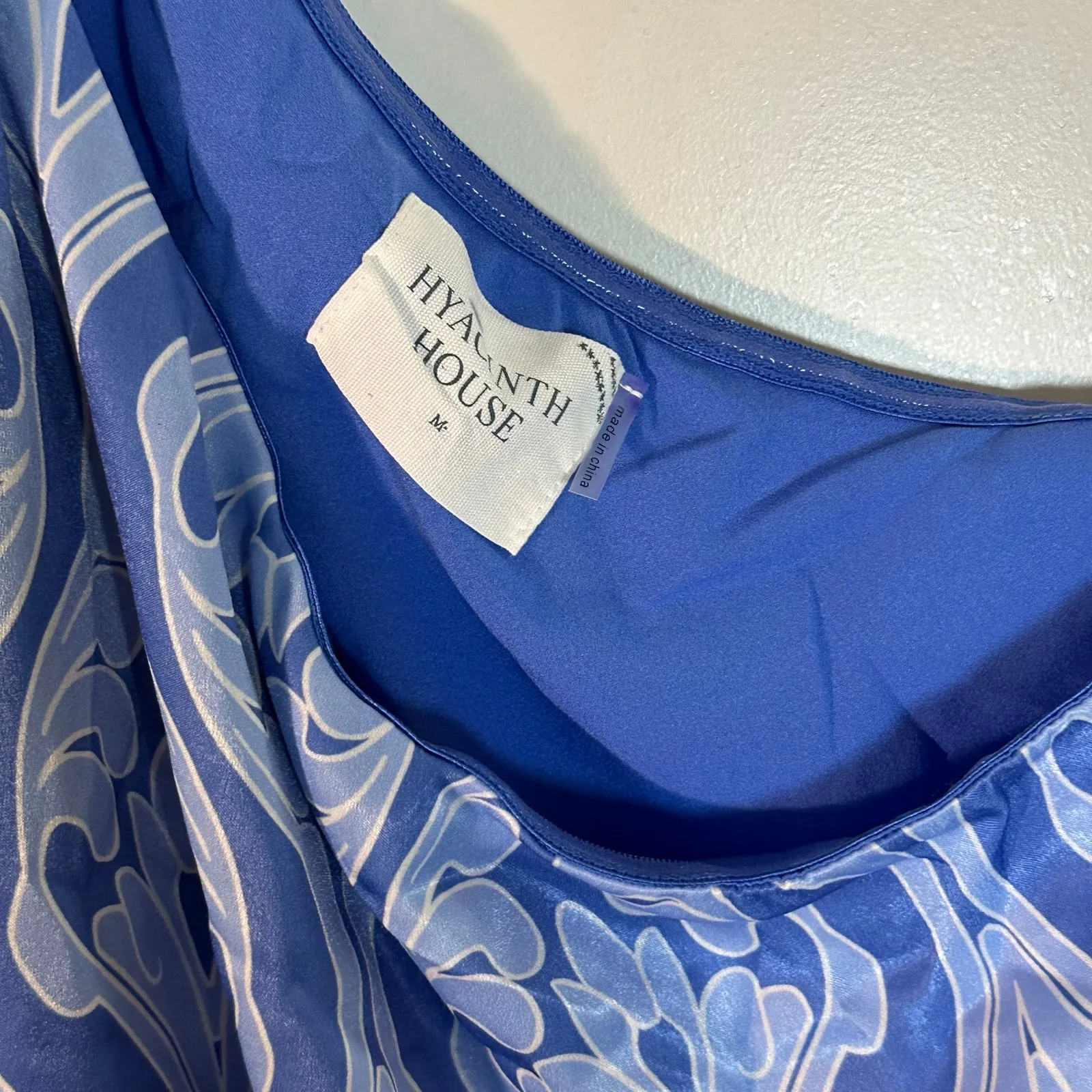 Tuckernuck Hyacinth House One Shoulder Blue Geometric Luna Dress - Image 5