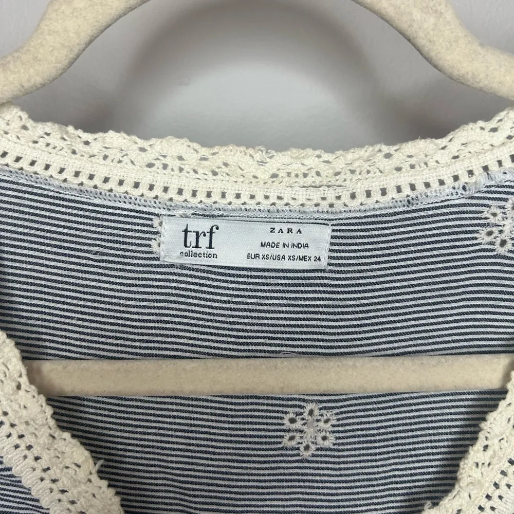 ZARA TRF COLLECTION Tunic overall shirt short dress size XS - Image 2