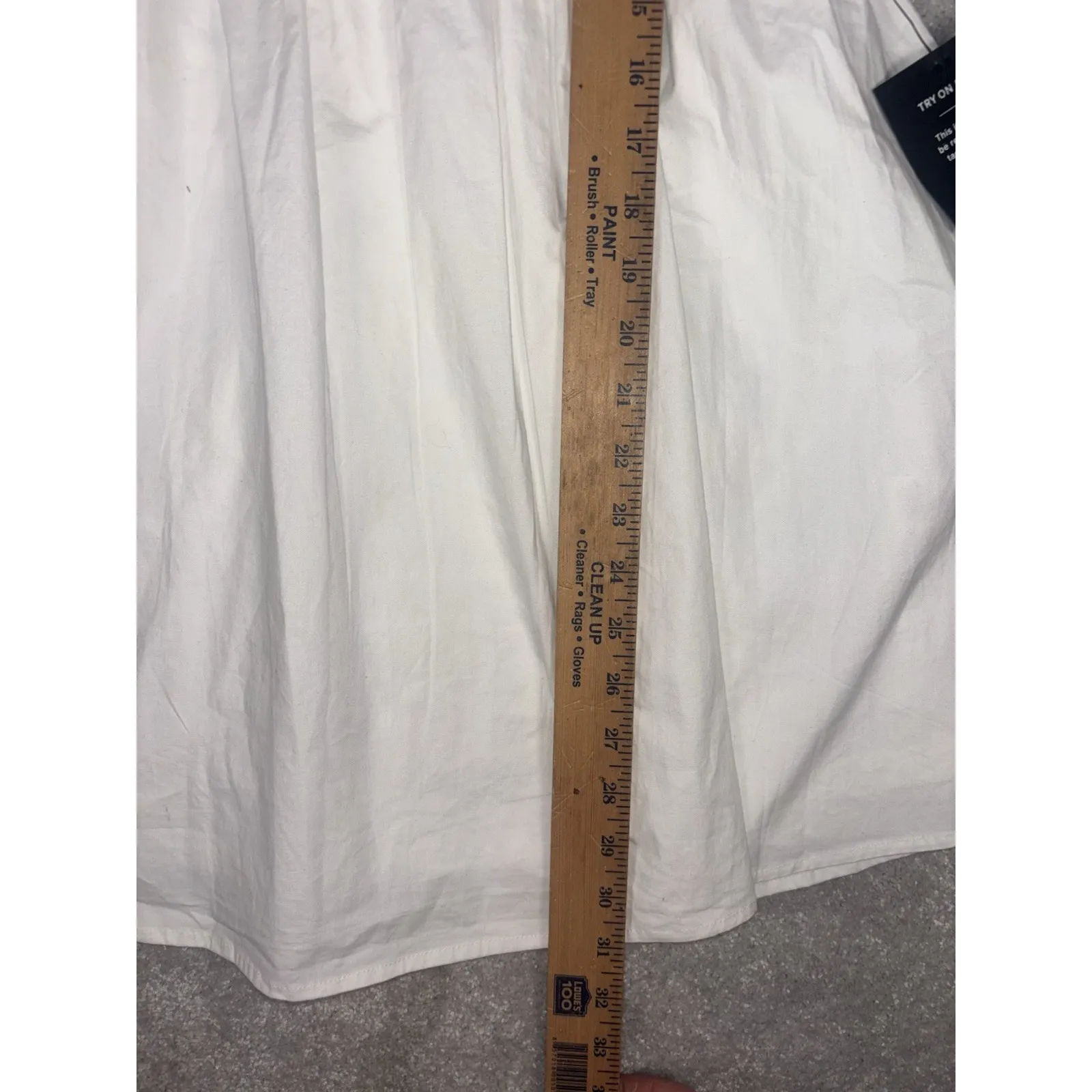 lulus white babydoll dress nwt small lined - Image 7