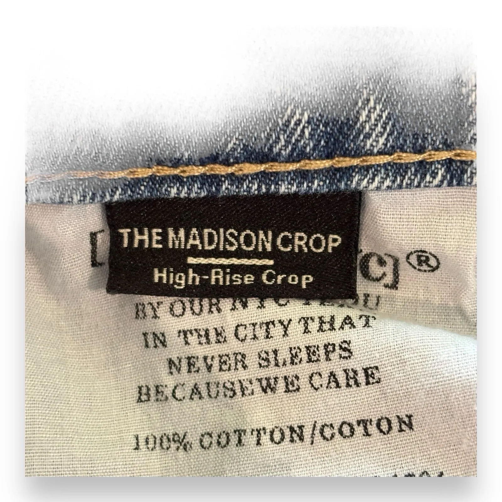 Blank NYC Jeans The Madison Crop High Rise Crop Size 28 Womens - Image 4