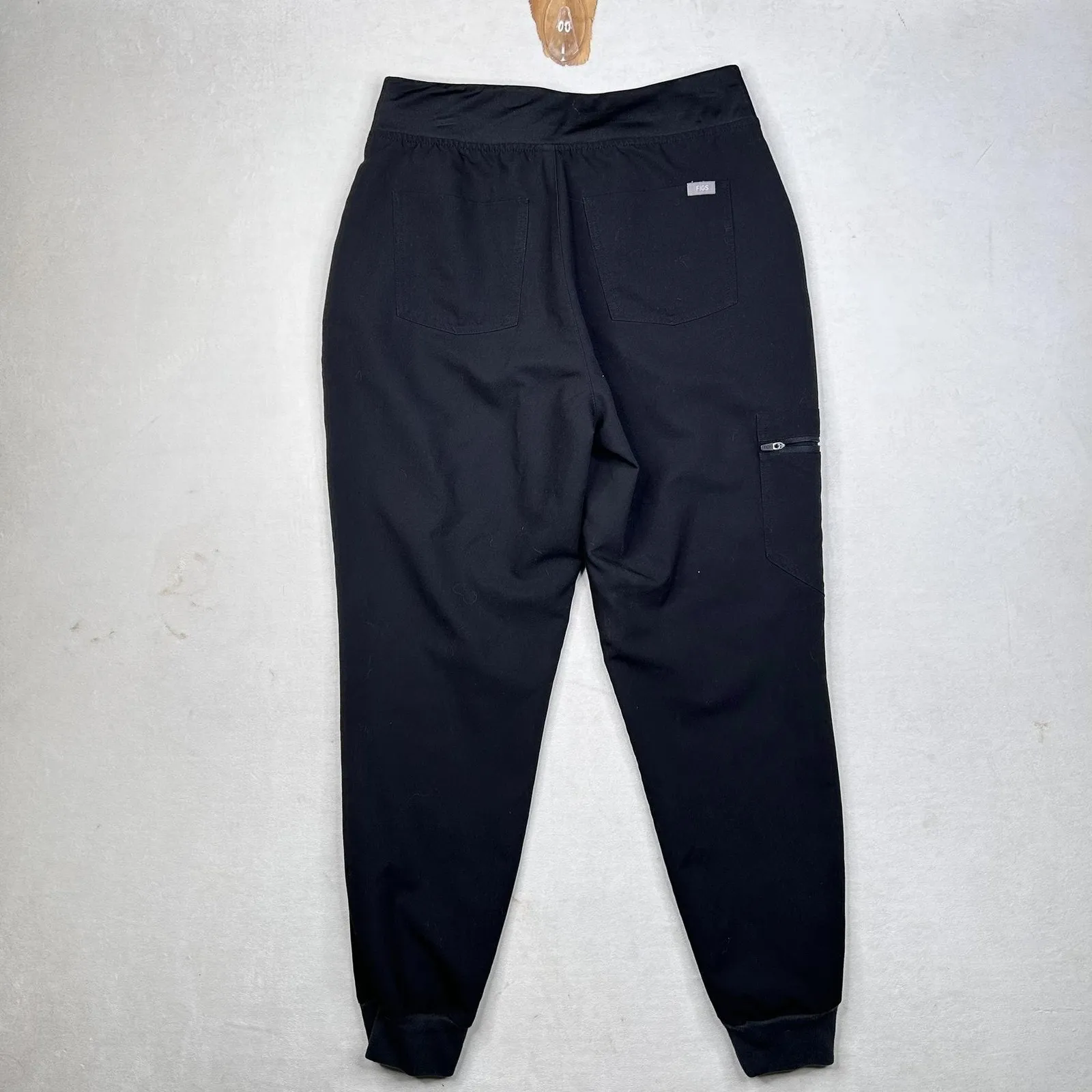 FIGS Scrub Pants Womens Medium Black Zamora Jogger Technical Collection Pockets - Image 4