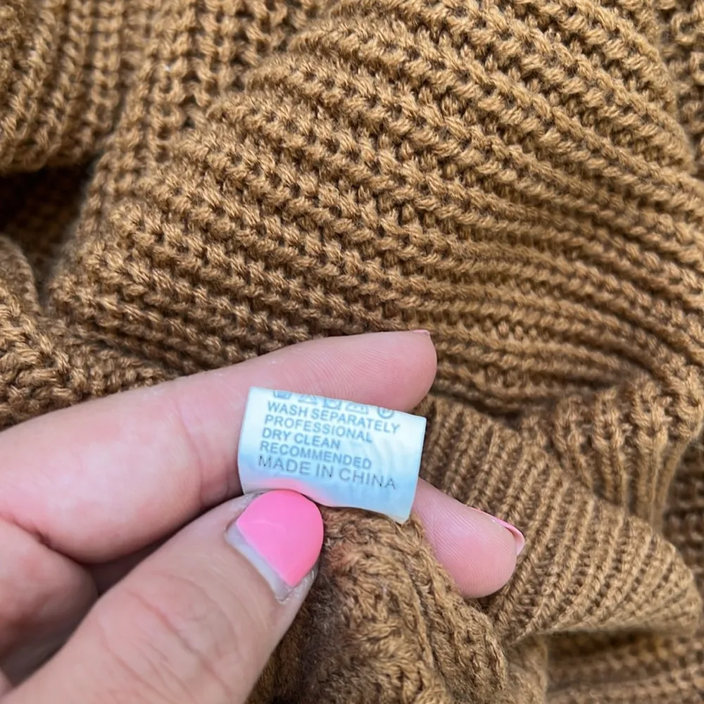 SheIn Brown turtleneck sweater - Image 6