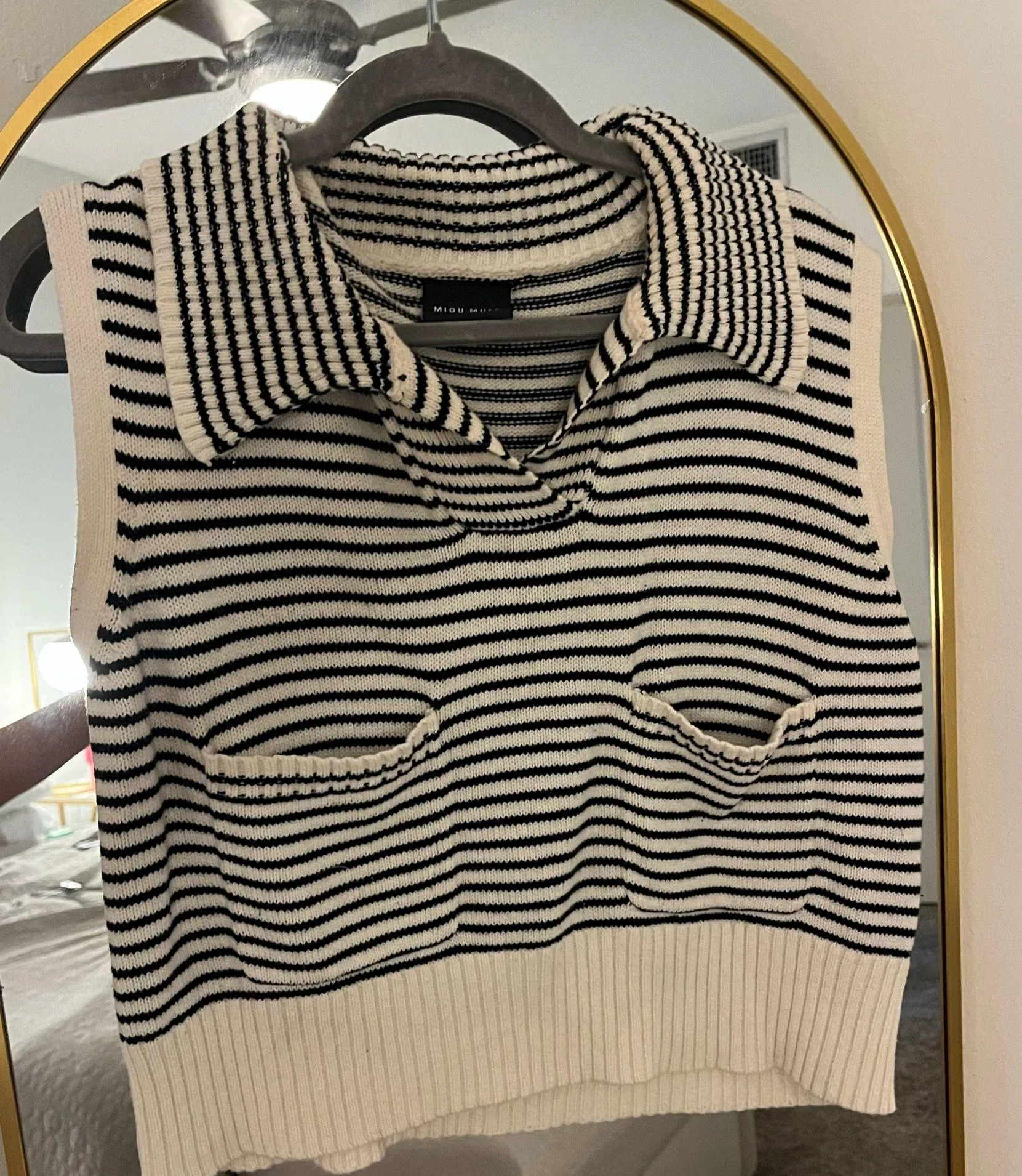 These Three Boutique Addison Striped Sweater Vest - Image 6