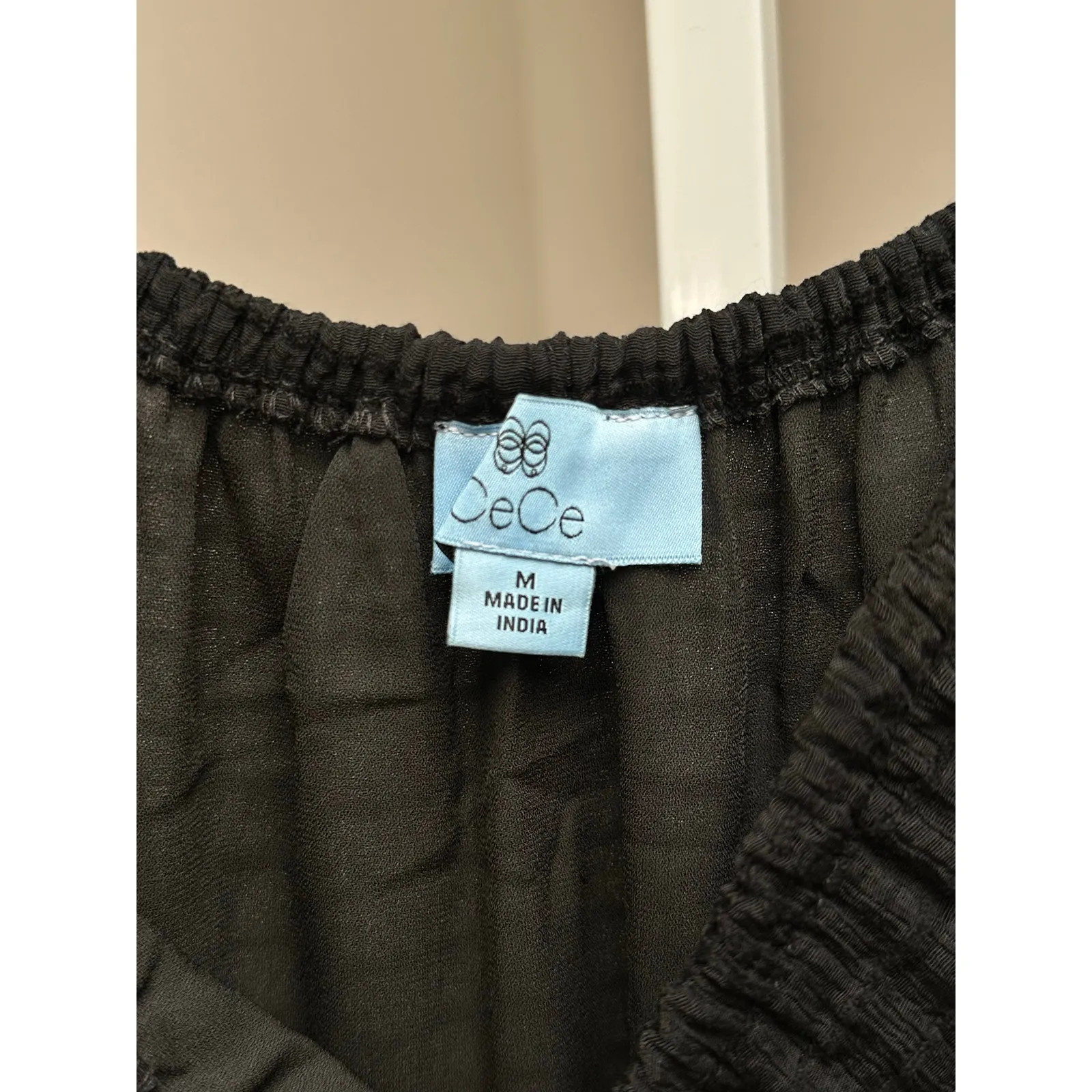 NEW NWT CeCe Ipanema Stroll Black Dress size Medium - Image 5