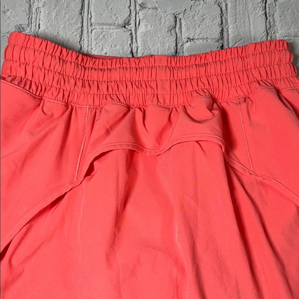 Lululemon Hotty Hot High Rise Skirt Skort Lined Coral women’s size 4 - Image 11