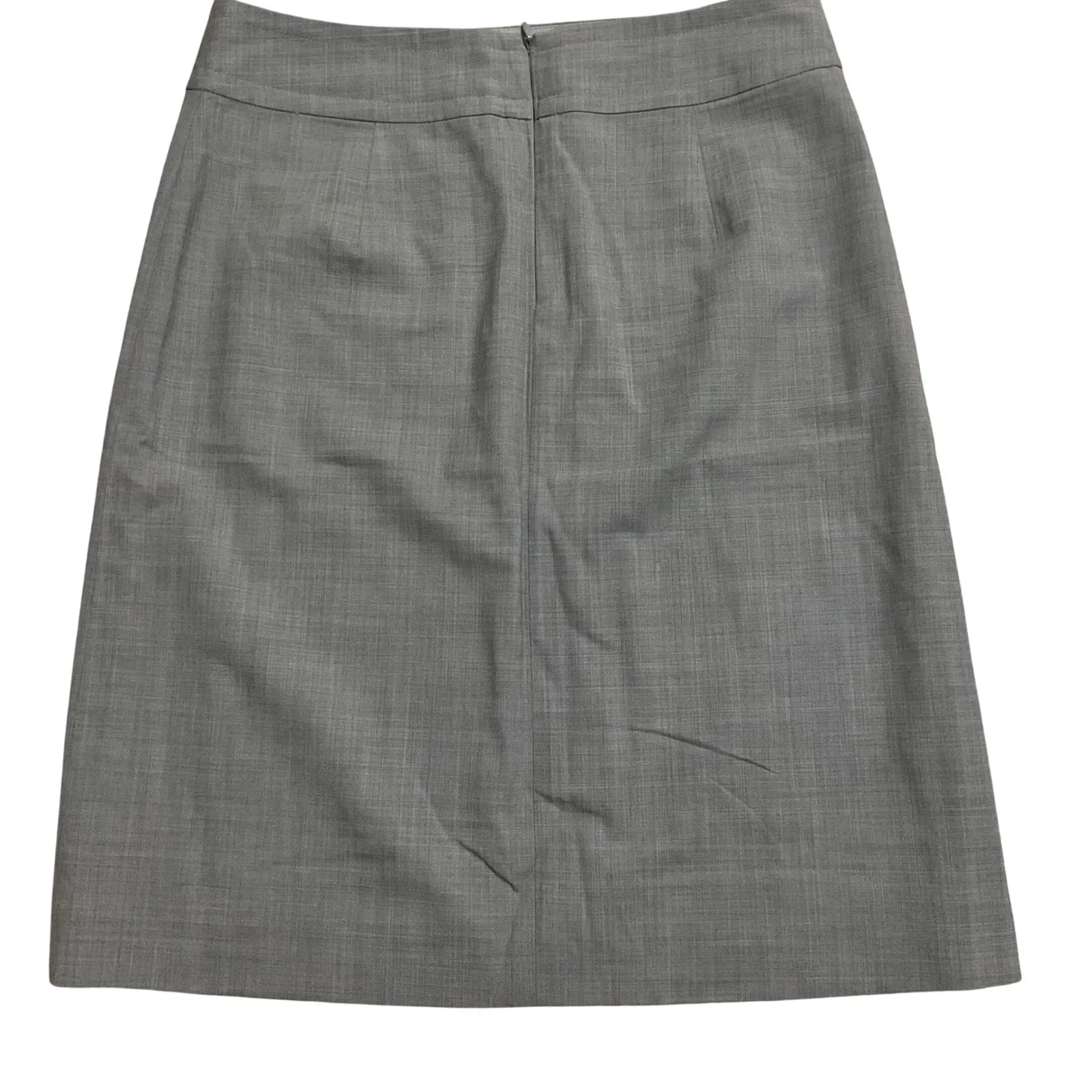 Banana Republic Wool Blend Pencil Skirt Grey  Business Professional Size 14 - Image 3