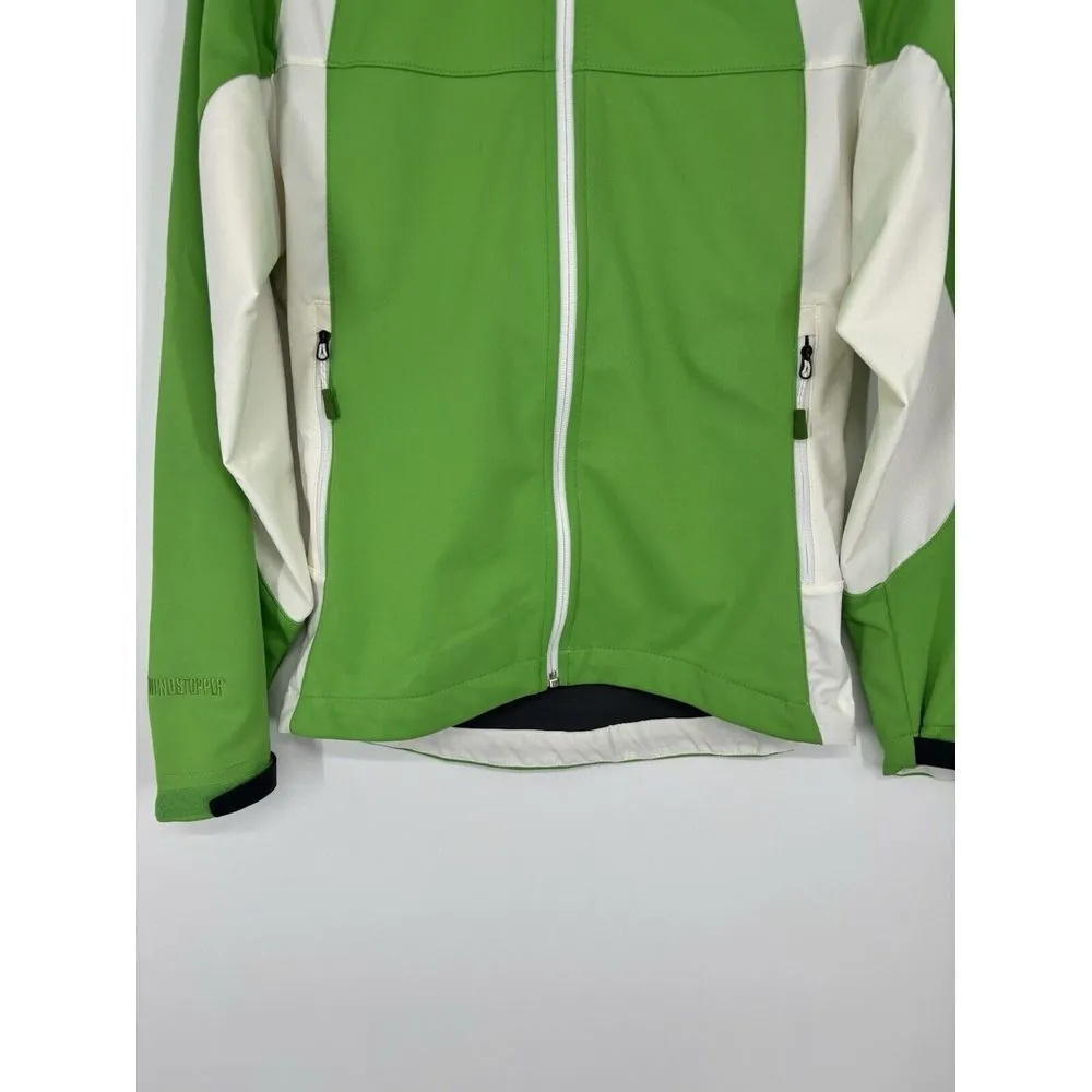 The North Face Summit Series Windstopper Full Zip Up Hooded Jacket Lime Green XS - Image 9