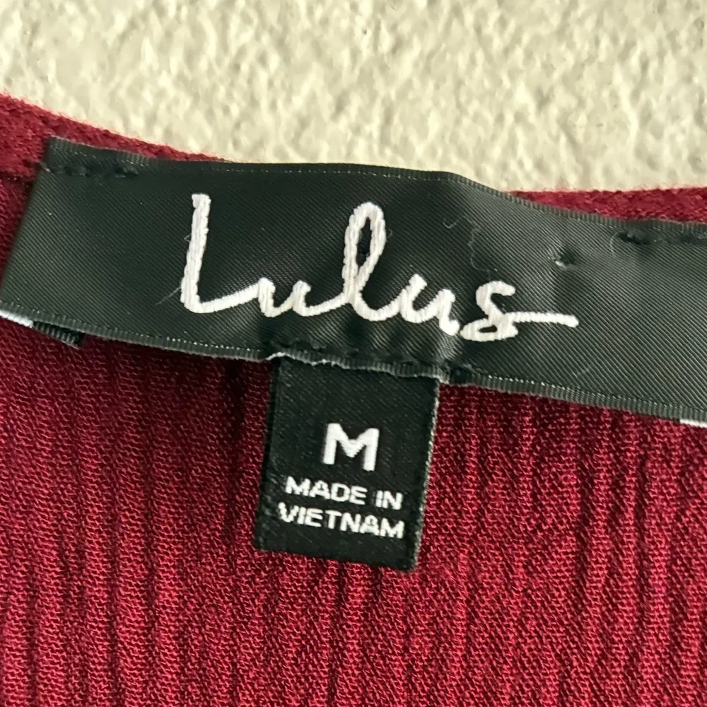 Lulus Women's Heart of Marigold Burgundy Wrap
Maxi Dress M - Image 12