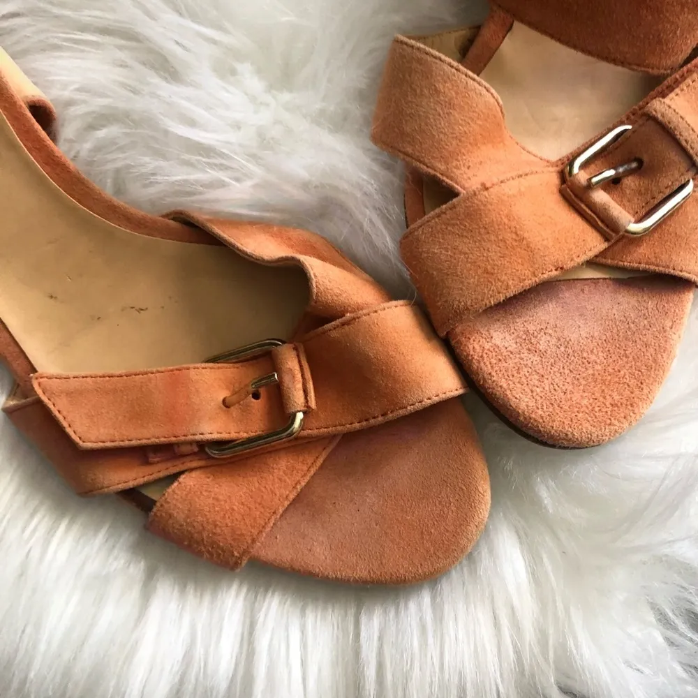 J.Crew  | Lucca Suede buckle heeled Sandals - Image 14