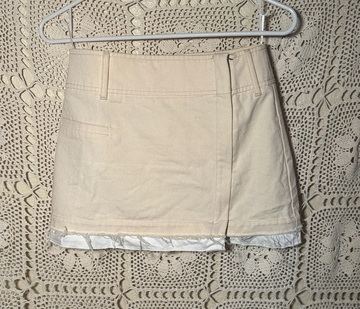 ZARA Mini Skirt Denim - Image 2