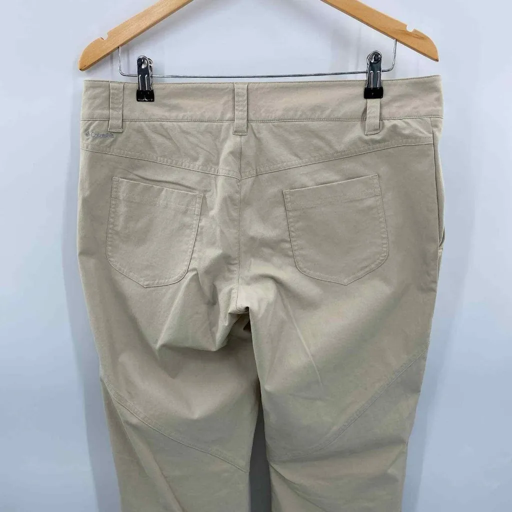 Columbia Hiking‎ Outdoor Pants Womens 12 Long Khaki Nylon Quick Dry - Image 4