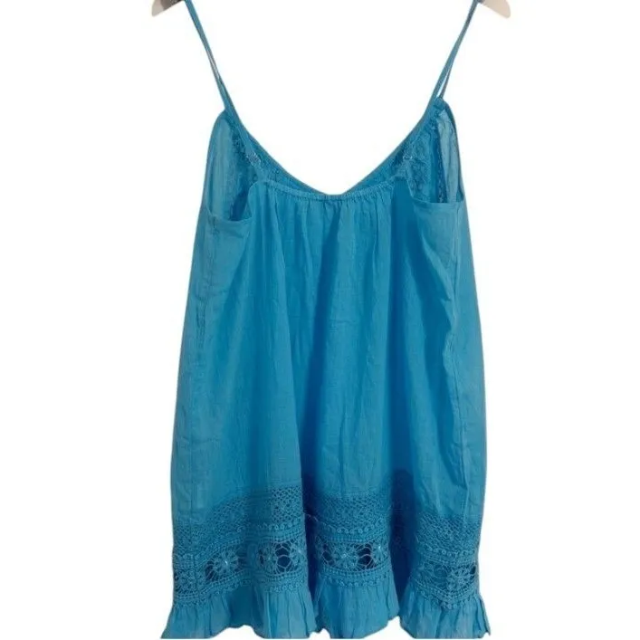 NWT! RAMY BROOK Size Large Layla Mini Cover Up Dress Beach Pool Embroidered $295 - Image 5