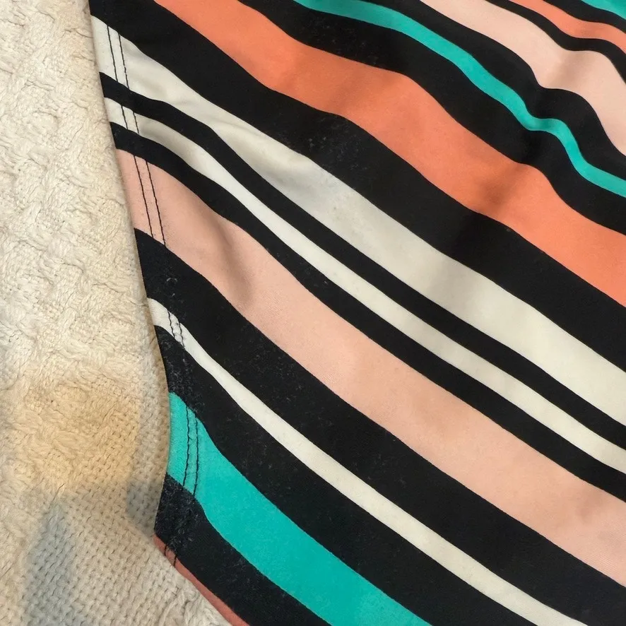 Torrid 1 striped smooth high waist swim bikini bottom SW2 2822 - Image 3