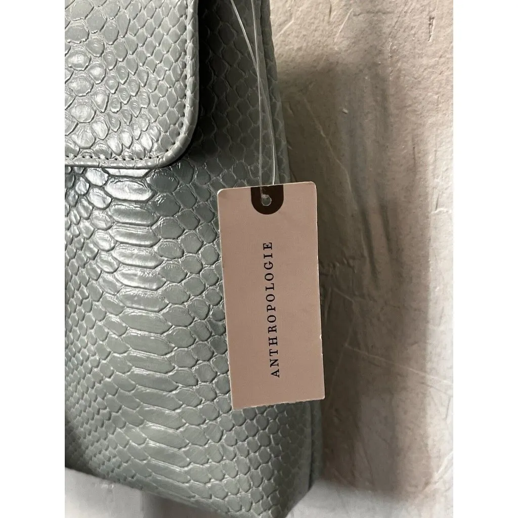 Anthropologie‎ Street Level Real Suede Bag Purse Mint/Menth Classic City Boho - Image 10