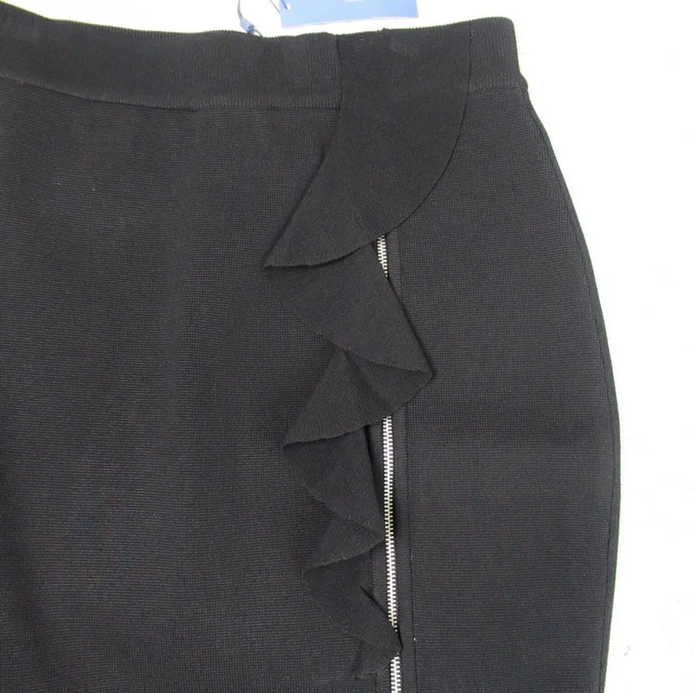 Rebecca Minkoff Angela Ruffled Zipper Pencil Skirt Women’s Large NWT - Image 7