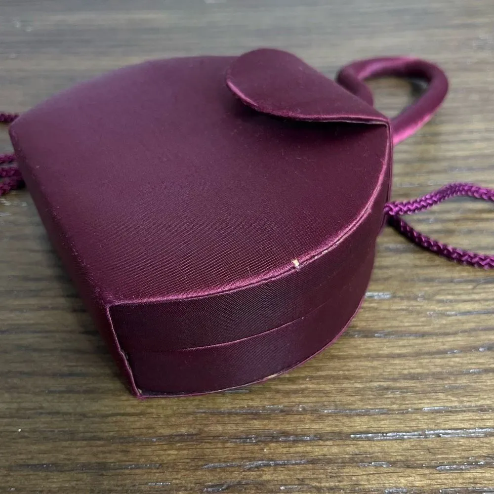 La Regale Mini Clutch Crossbody Cocktail Evening Purse Art Deco Style 5” Purple - Image 4