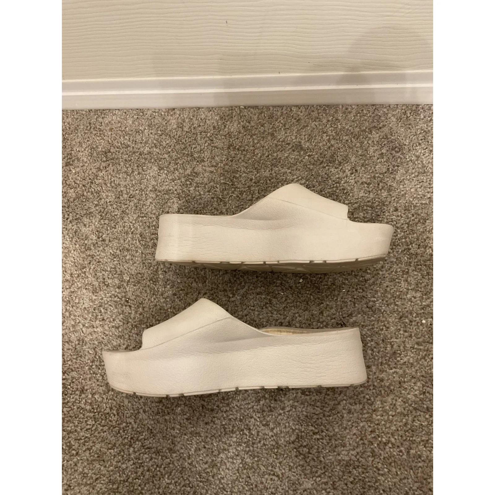 Lemon Jelly Sunny Pearl & Leopard Platform Slides, 37 Size 7 - Image 8