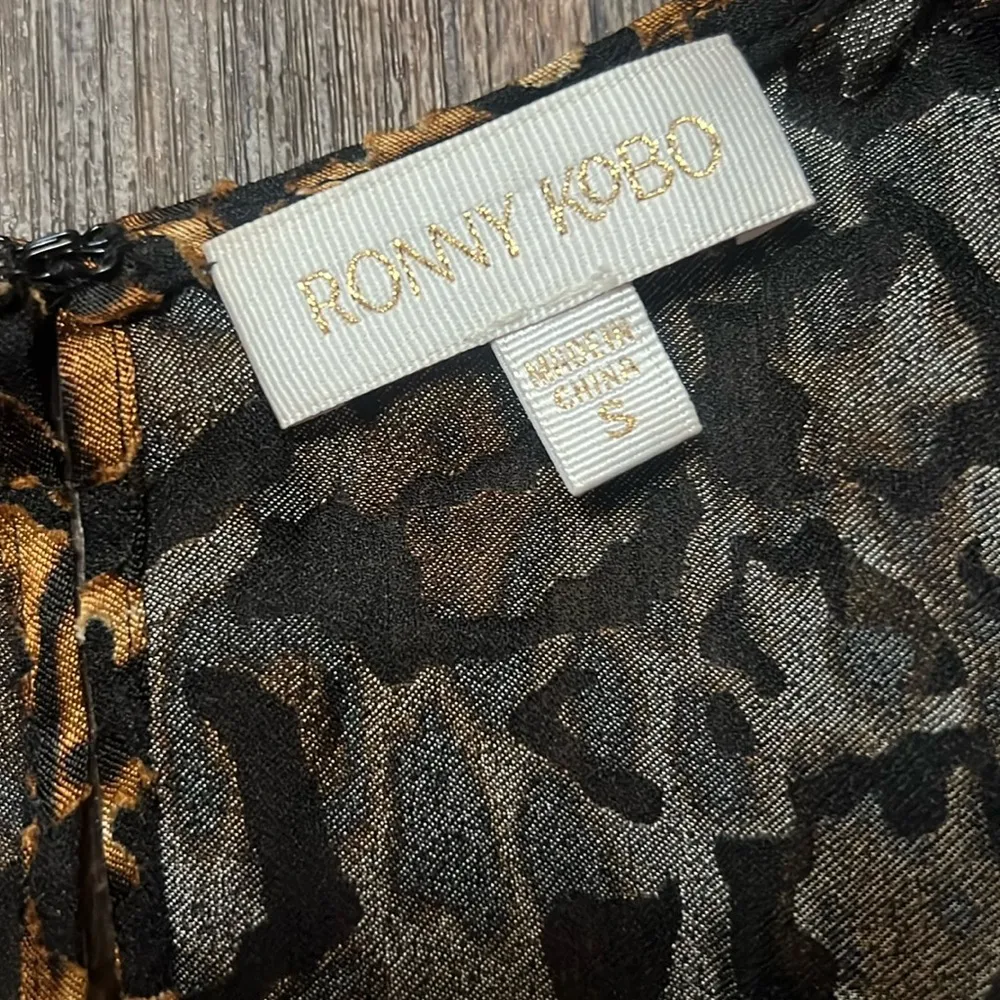 Astrid Leopard Devoré Dress - Image 4